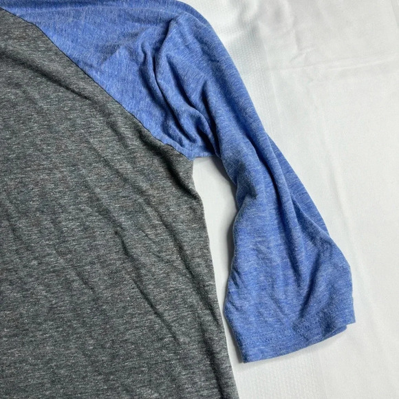 Disney Parks 3/4 Sleeve T Shirt All Day Everyday Womens/Unisex XLg Gray Blue Tee - Picture 6 of 6